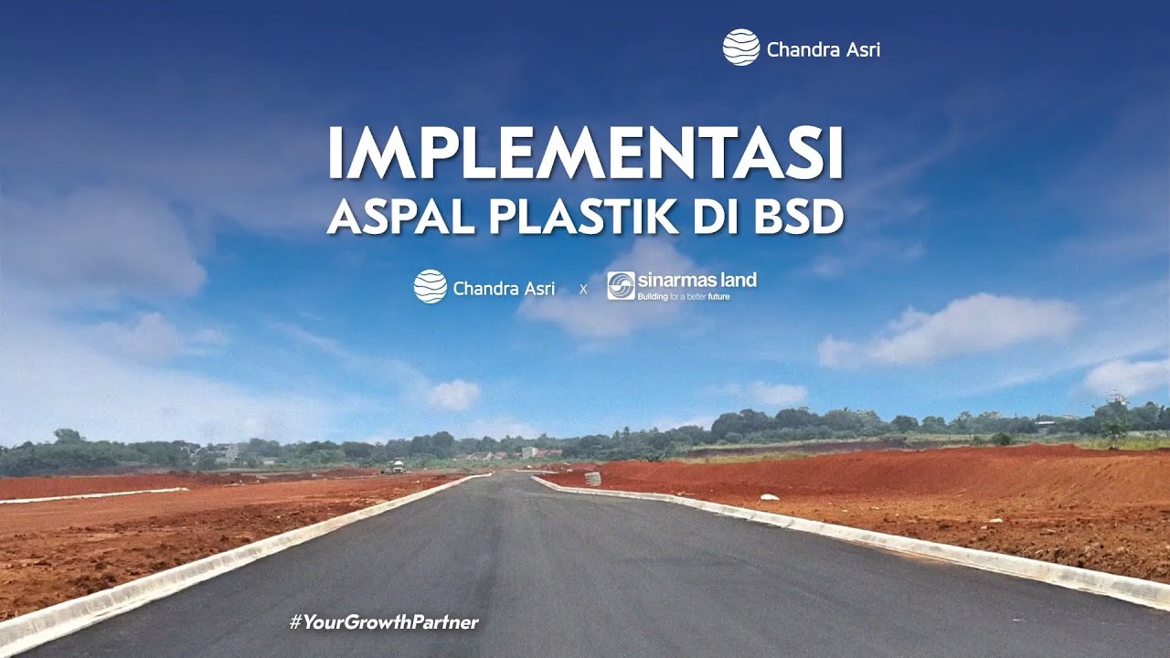 Dukung Pembangunan Jalan Aspal Plastik di BSD City
